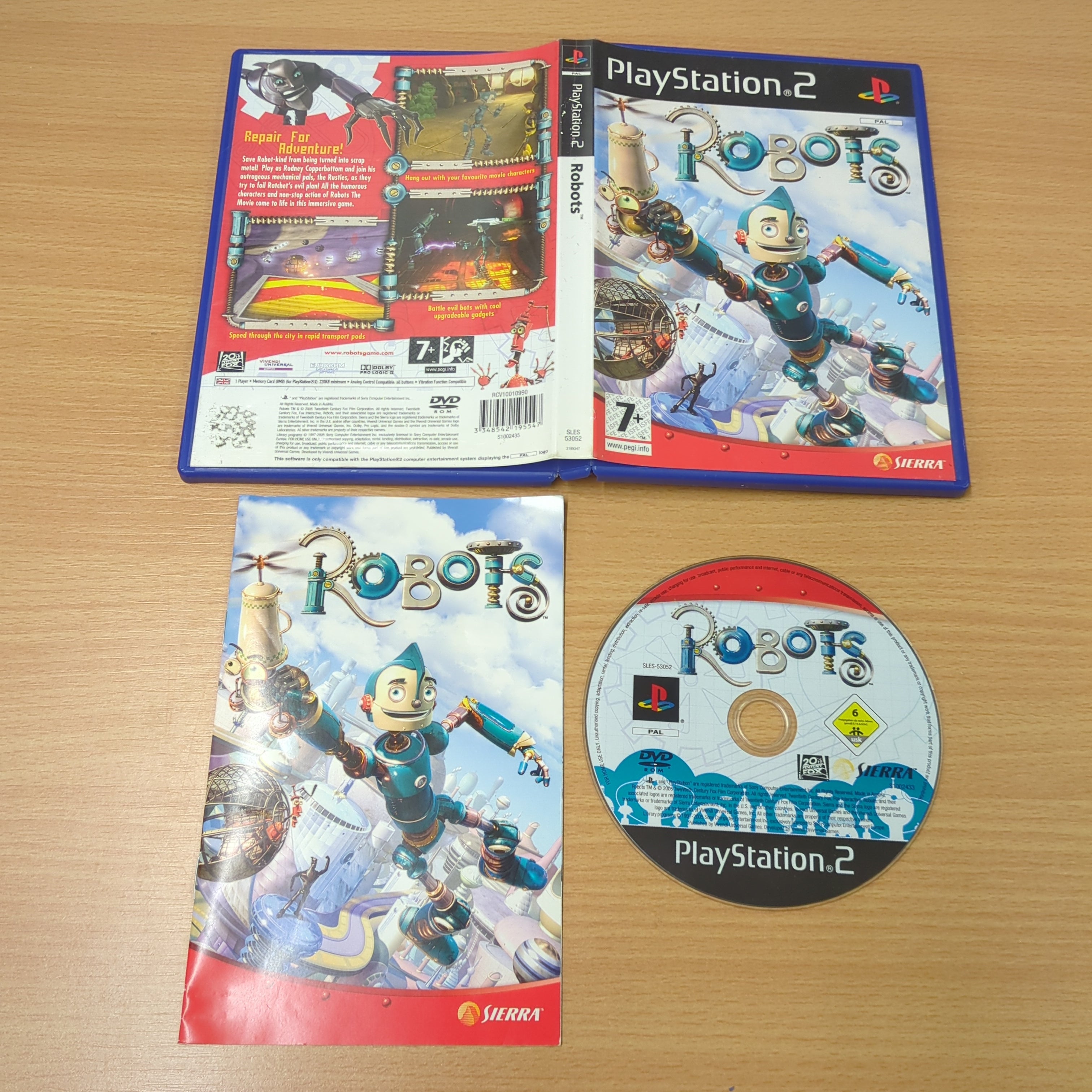 Robots Sony PS2 game Robots Sony PS2 game